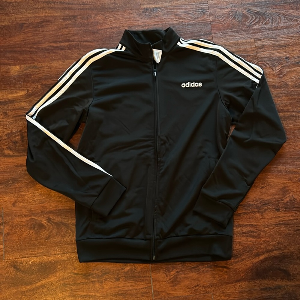 Adidas black zip up